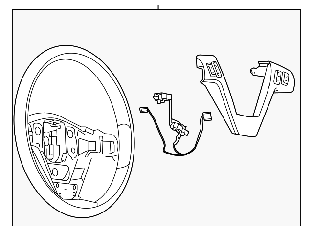 20858239 STEERING WHEEL