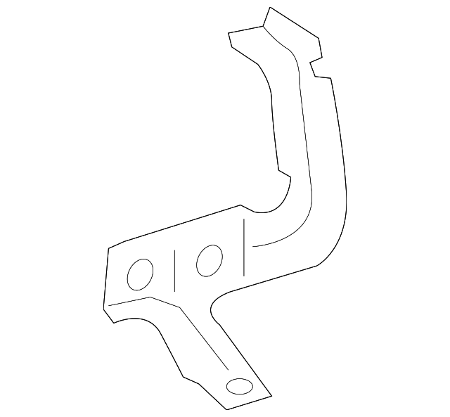 41-00-7-347-869 Деталь FENDER CENTER BRACKET, LEFT
