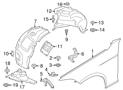 328i GT xDrive FENDER & COMPONENTS 2