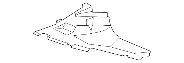 51-71-7-294-931 Деталь LOWER DEFLECTOR, LEFT