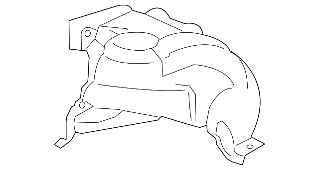 51-71-7-288-907 Деталь RR FENDER LINER, LEFT