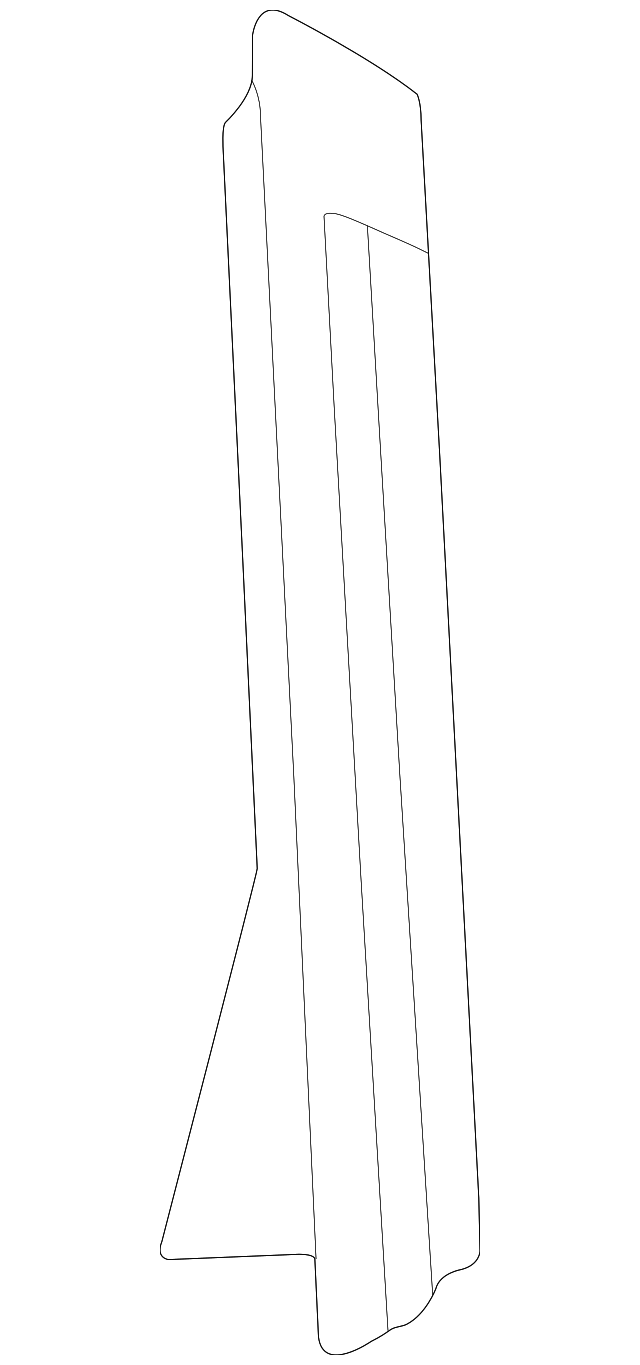 3B5-839-903-F-DPE Деталь REAR COVER, LEFT