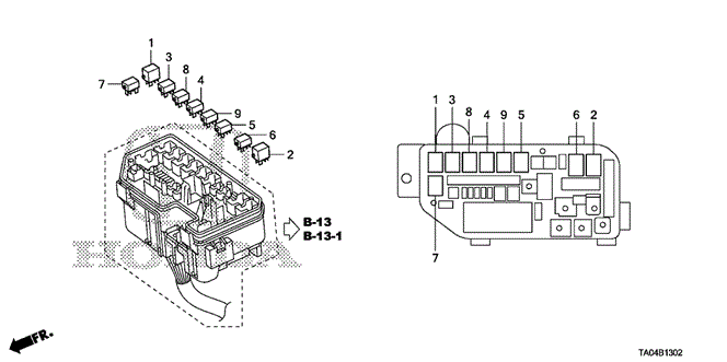 ELECTRICAL / EXHAUST / HEATER / FUEL/CONTROL UNIT (ENGINE ROOM) (2) for 2009 Honda ACCORD SEDAN #1