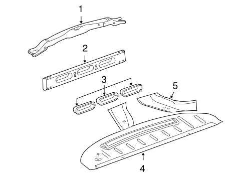 Ram 1500 RADIATOR SUPPORT