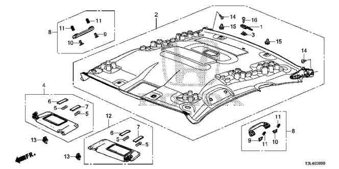 ACCORD COUPE ROOF LINING