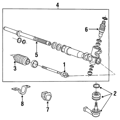 Sonata STEERING GEAR & LINKAGE 2