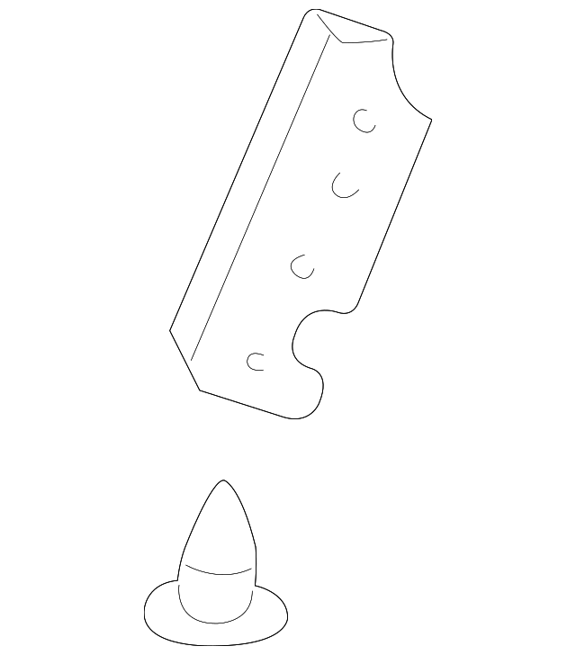 53183-42010 Деталь UPPER SEAL, RIGHT