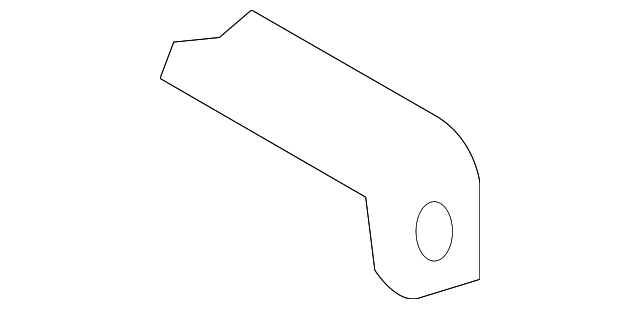 81671-1F000 Деталь FRAME FRONT BRACKET, LEFT