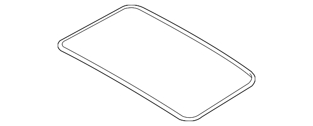 81610-1F000 Деталь SUNROOF GLASS