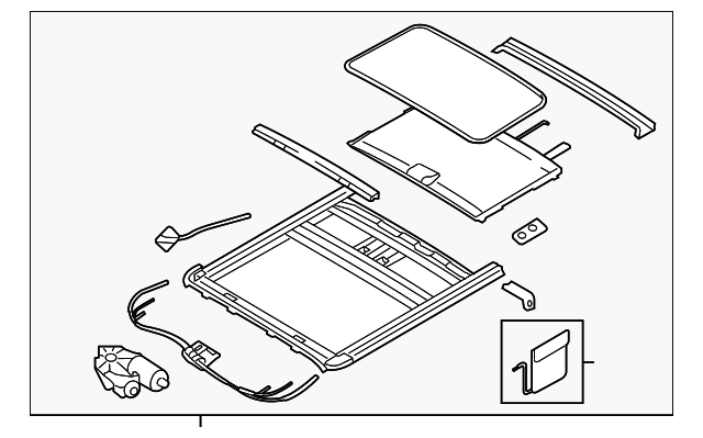 81600-1F021LX Деталь SUNROOF ASSY