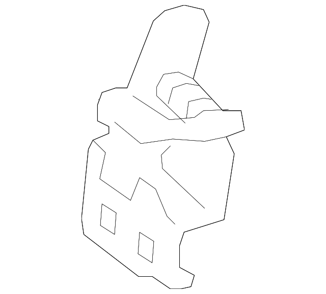 55112563AB LOWER HINGE, LEFT