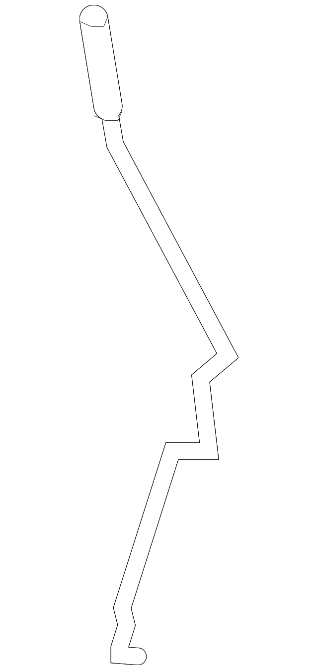 68044861AA LOCK ROD, LEFT