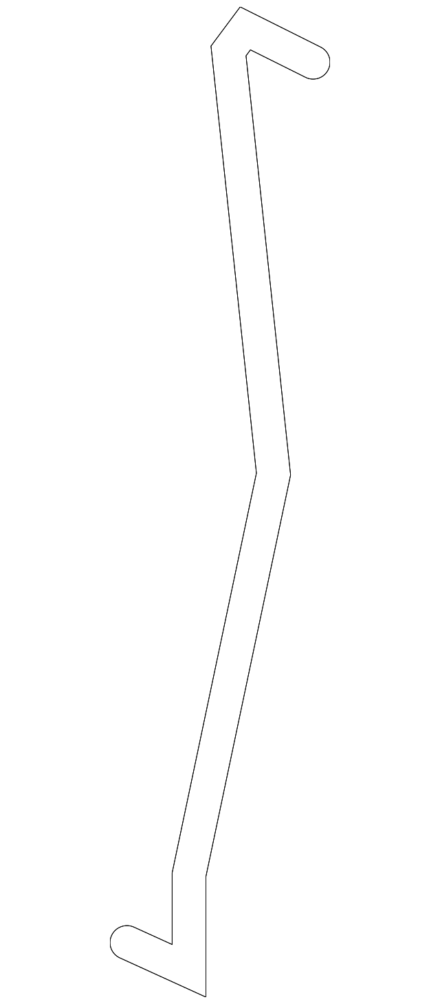 55372976AA CONTROL ROD, RIGHT