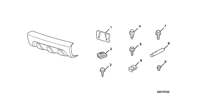 SCREW, TAPPING (5X16) - 2004 Honda ELEMENT (9390345320) SCREW, TAPPING (5X16) - 2004 Honda ELEMENT (9390345320)