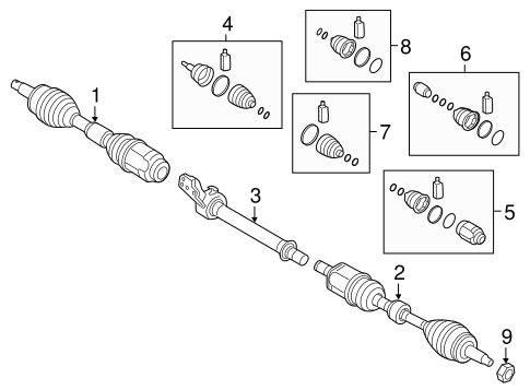 Sonata DRIVE AXLES