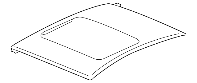 25874451 Деталь ROOF PANEL