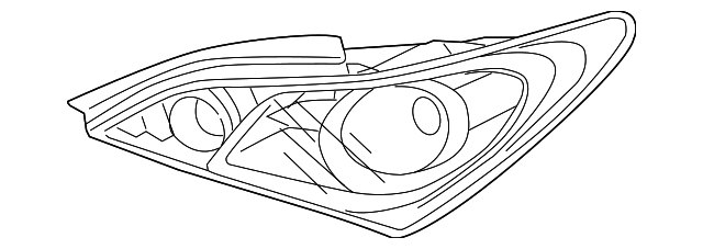 92410-2M050 LENS & HOUSING, LEFT