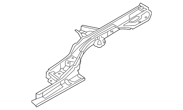 65710-A7210 Деталь SIDEMEMBER RAIL, LEFT