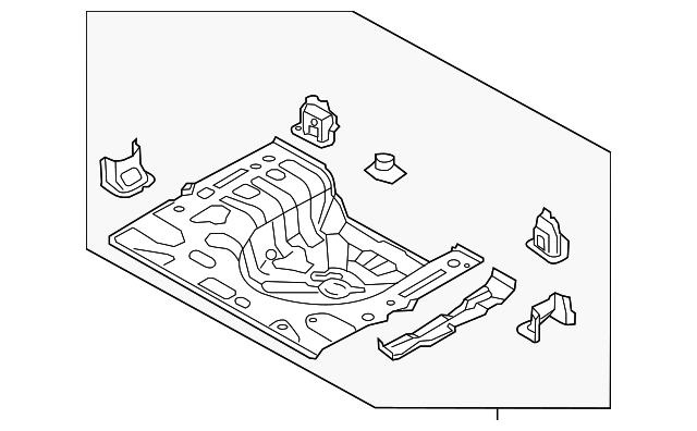 65520-A7210 Деталь SPARE TIRE PANEL