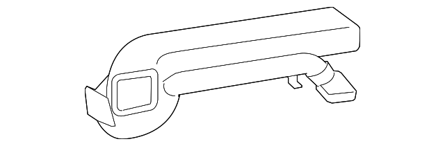 68030853AA Деталь UPPER DUCT, LEFT