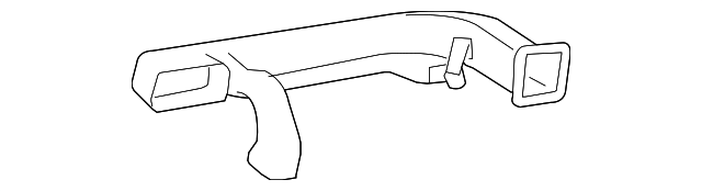 68030856AA Деталь UPPER DUCT, RIGHT