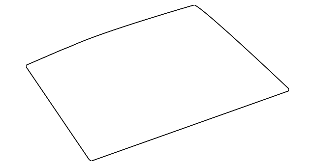 15257761 Деталь BACK GLASS