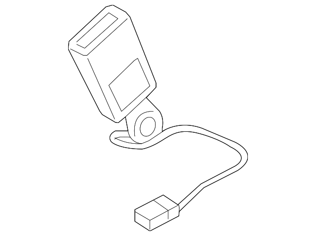 176-860-01-69-9051 Деталь BUCKLE END, LEFT