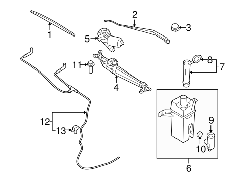 Verona WIPER & WASHER COMPONENTS