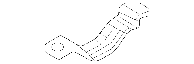 7B0-881-629 Деталь SLEEVE FRONT BRACKET, LEFT