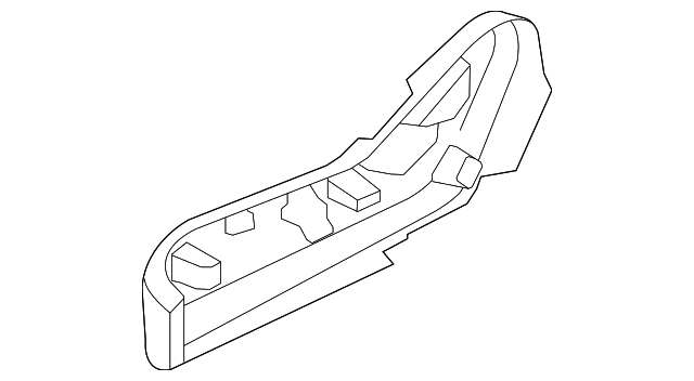 7B0-881-318-C-DE5 Деталь SIDE SHIELD, RIGHT