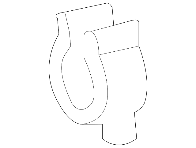 617-187-00-90 Деталь COOLER LINE UPPER CLIP