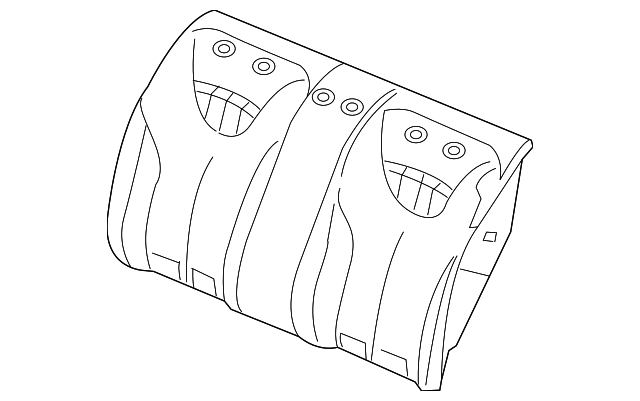 5LH24DX9AA Деталь SEAT BACK COVER