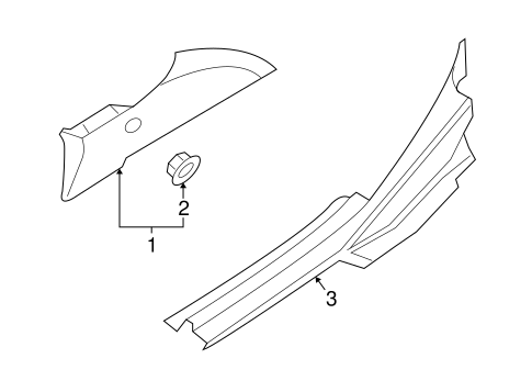 Amanti INTERIOR TRIM - QUARTER PANELS