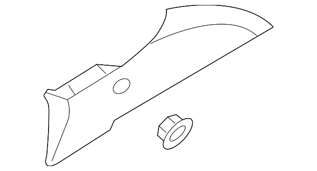 85860-3F01026 Деталь UPPER QTR TRIM, RIGHT