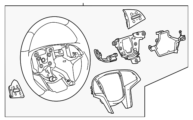 23197780 Деталь STEERING WHEEL