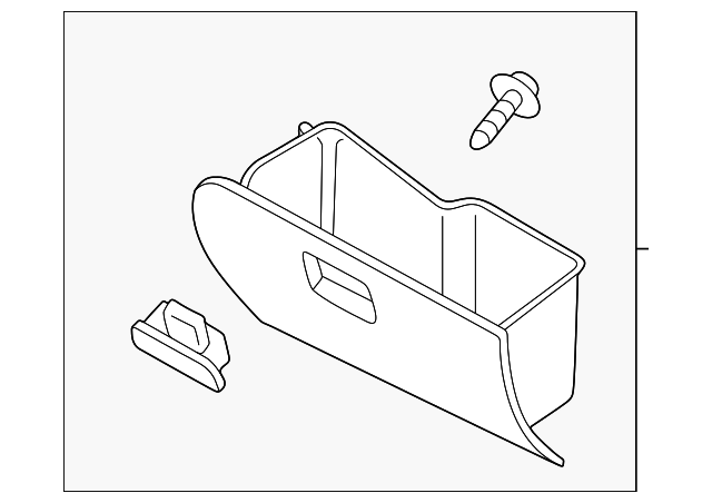 DR61-64-030B-02 Деталь GLOVE BOX ASSY