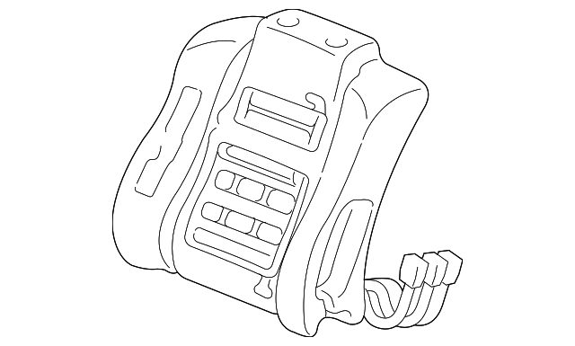 81122-S9V-L02 PAD, R. FR. SEAT-BACK (WITH OPDS SENSOR)
