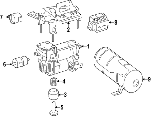 GL550 RIDE CONTROL COMPONENTS