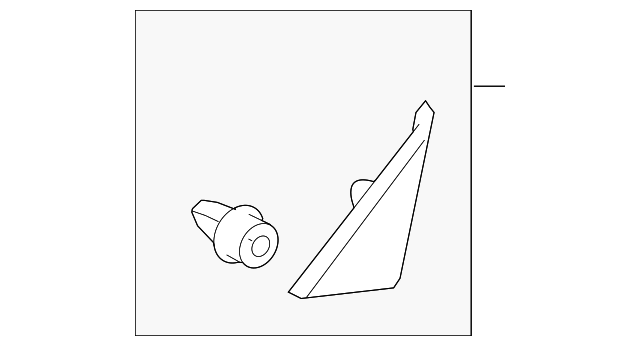 67491-60100 Деталь CORNER TRIM, RIGHT