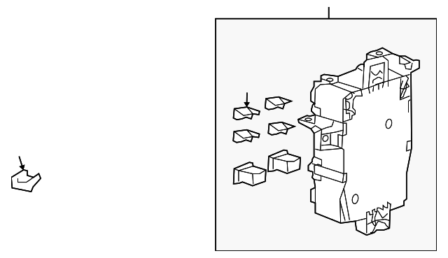 38210-TA0-A52 Деталь BOX ASSY., PASSENGER FUSE