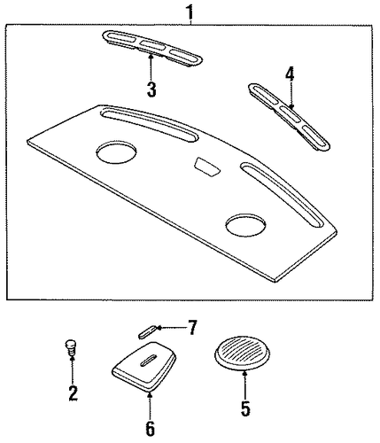 Maxima INTERIOR TRIM - REAR BODY 2