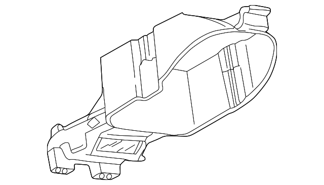 5C3Z-25519C44-AAA Деталь CONSOLE HOUSING