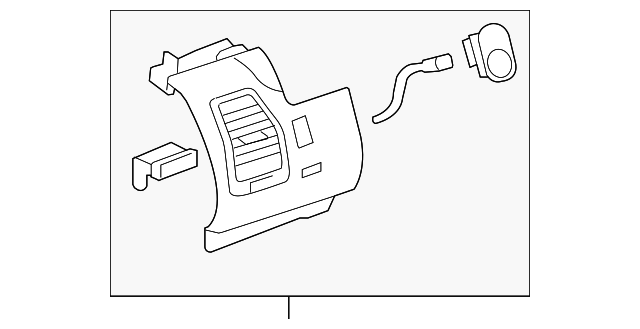 7383278J71 Деталь COLUMN COVER, RIGHT