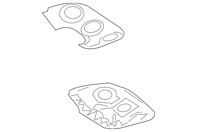 90683016457D43 Деталь REAR PANEL