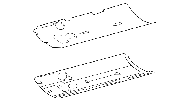 90683015457D43 Деталь CENTER PANEL