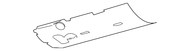 9068311096 Деталь CENTER PANEL INSULATION