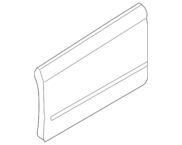 8E0-831-052 Деталь DOOR SHELL, RIGHT