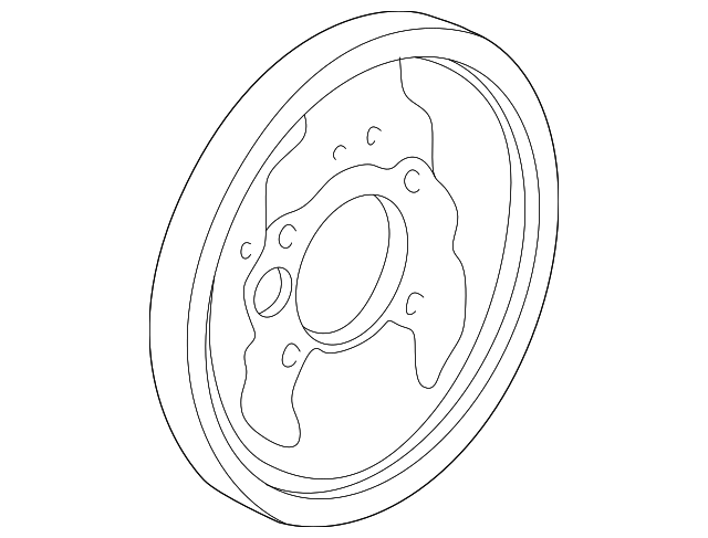 43120-S84-A32 Деталь PLATE, L. RR. BRAKE BACK