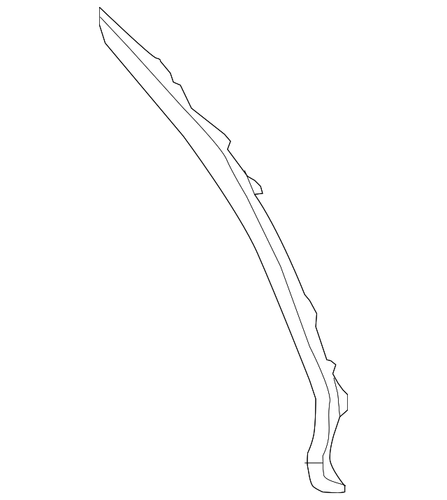 53124-0D190 Деталь SIDE MOLDING, LEFT