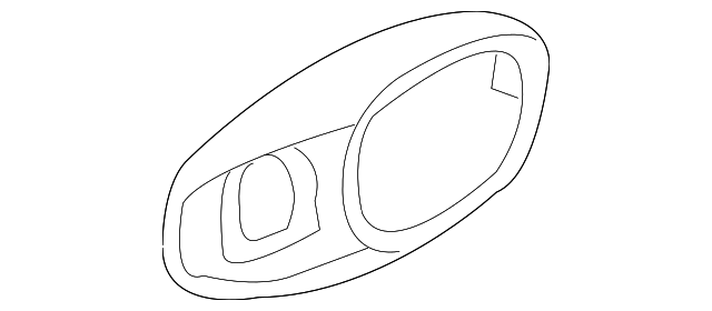 10406532 Деталь HANDLE BEZEL, RIGHT